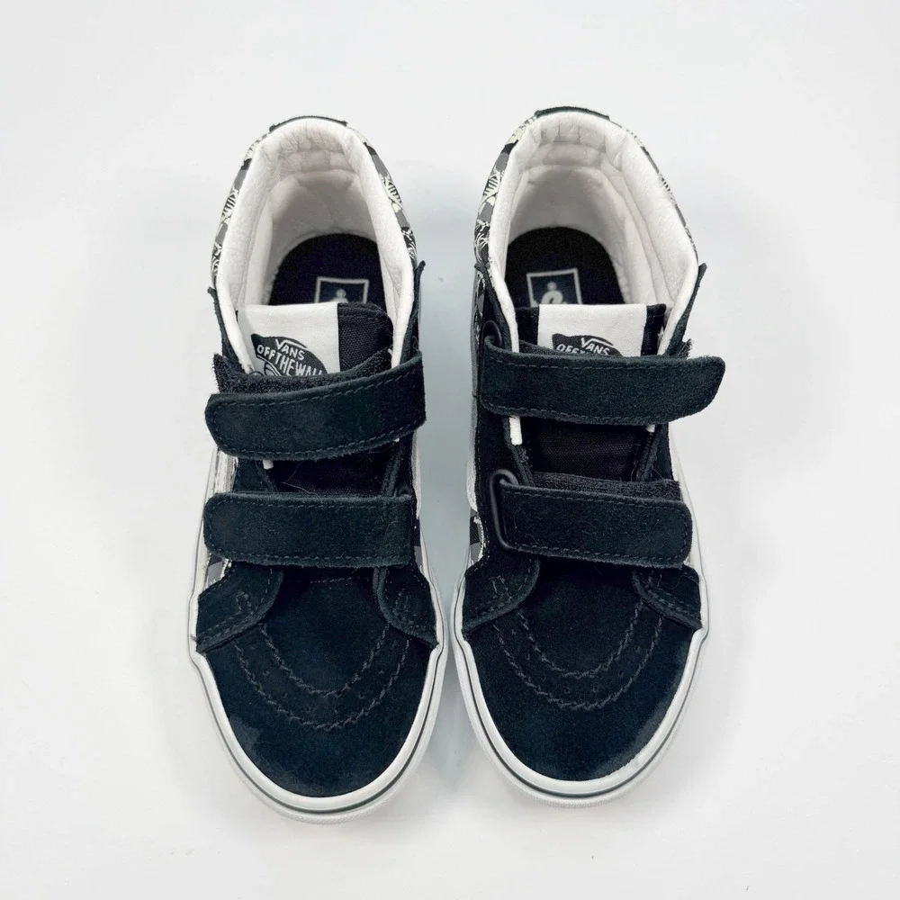 Vans Kids Size 2 Dinosaur Skeleton Vans SKate Glow In The Dark shoes Sneakers